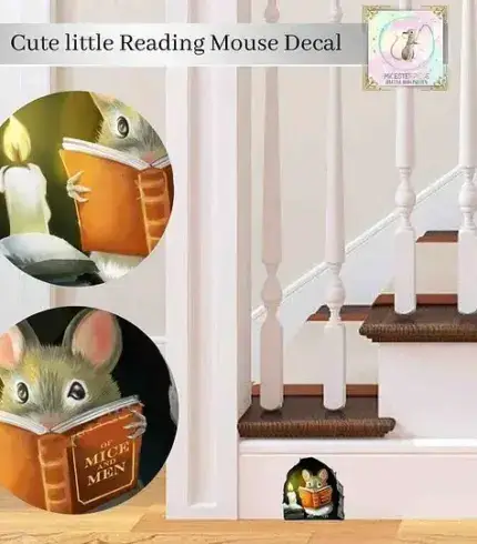 Creative Mouse-Themed Wall Decals for Home Decor